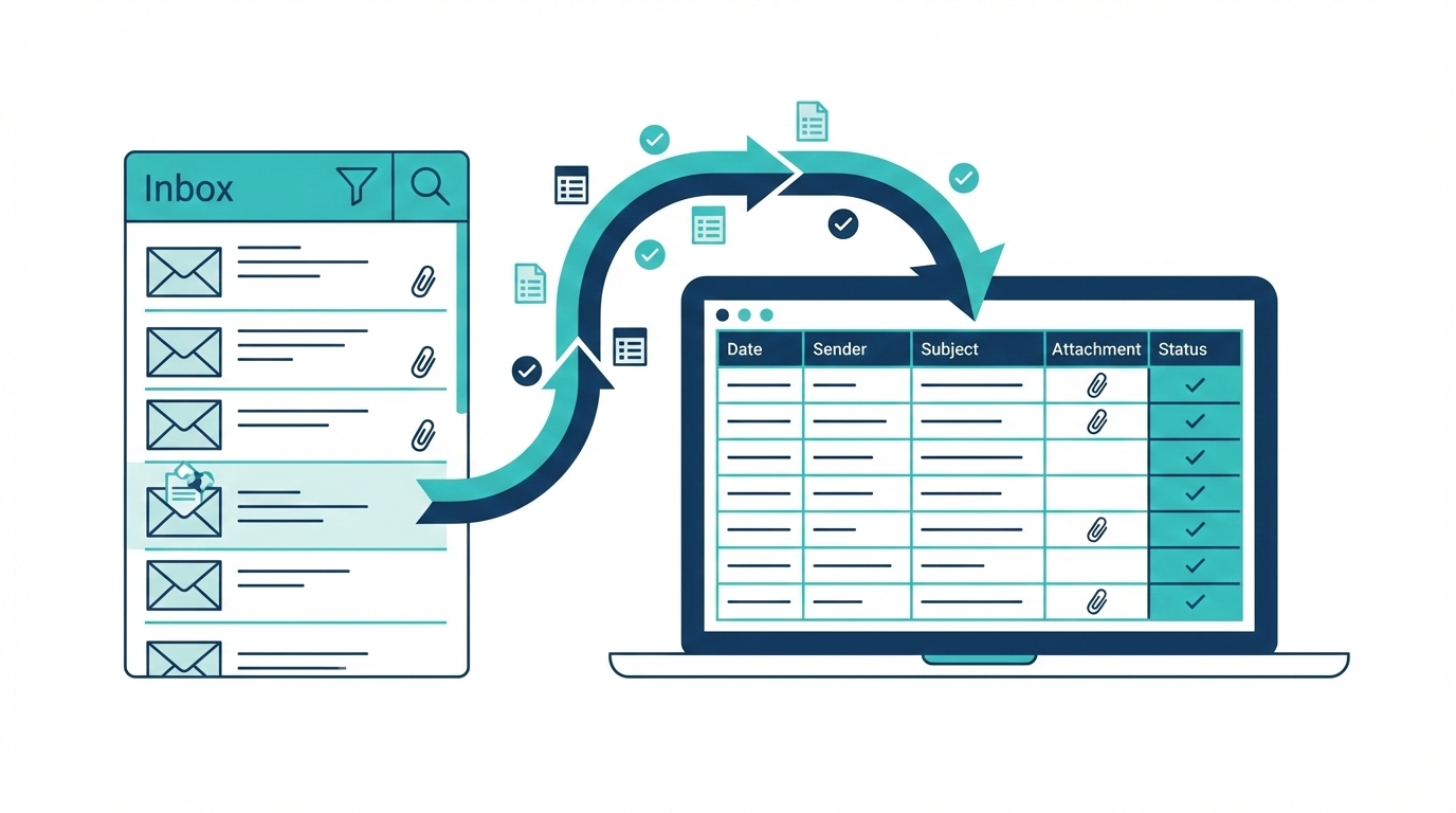 Email Scraping (Gmail) → Rekap Excel/Sheets